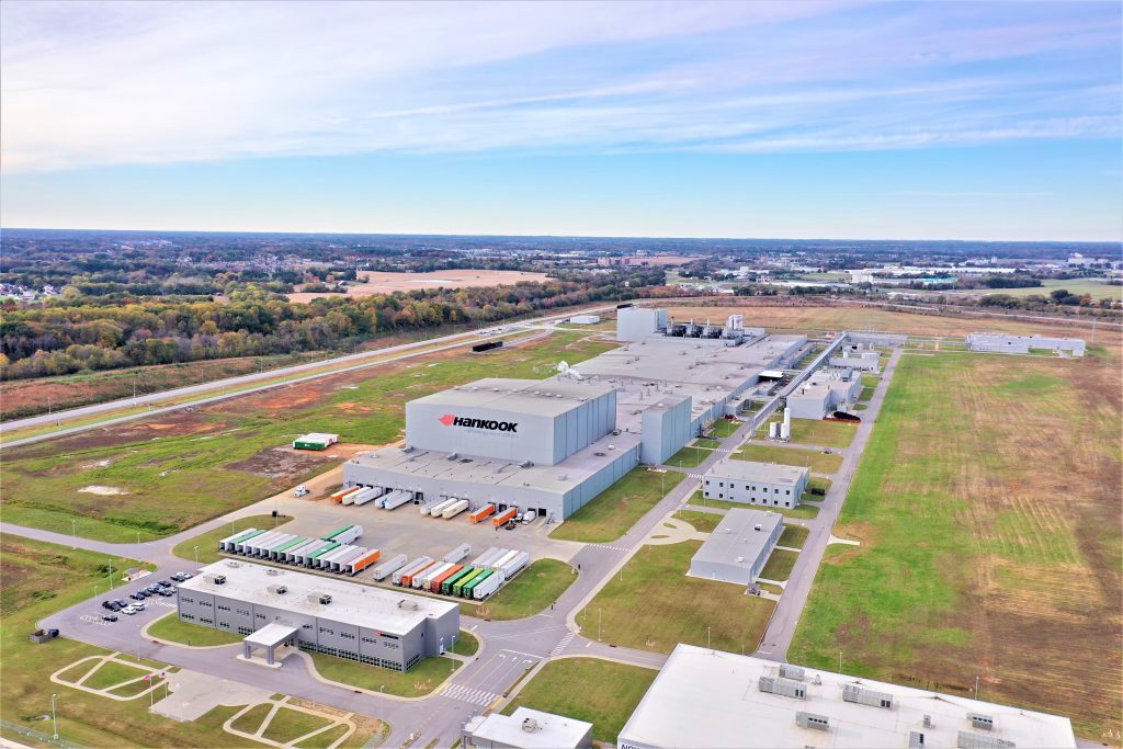 The Hankook Tire Plant is located in Clarksville, Tennessee, and features more than 1,148,716 square feet of space.